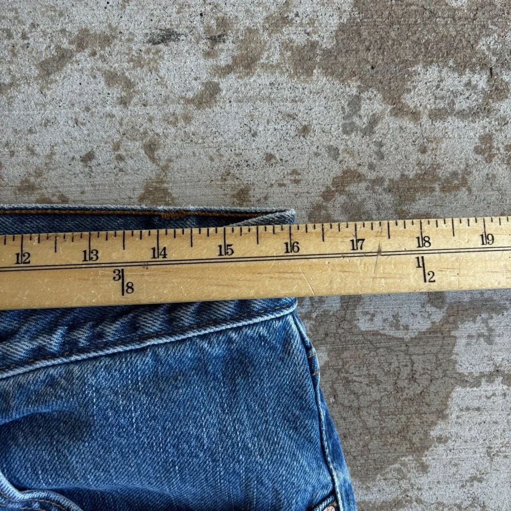 Vintage Levis 505 Mens 34x34 Straight Leg Blue Denim Jeans Medium Wash Mexico